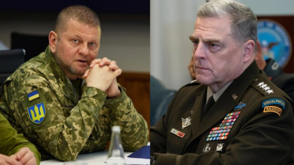 Залужний поговорив з генералом Міллі про перебіг українського контрнаступу: 
