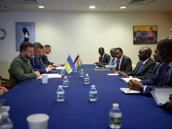 Зернові хаби та безпекова співпраця: Зеленський зустрівся з президентом Кенії