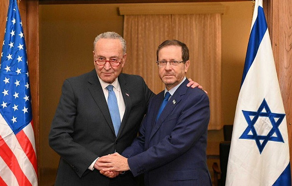 Президент Ізраїлю зустрічає двопартійну делегацію США на чолі з Шумером