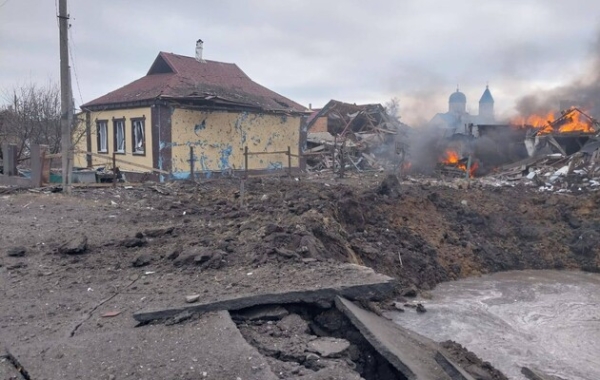 Росіяни вдарили по Вовчанських Хуторах на Харківщині та вбили мирного жителя