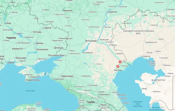 ССО вдарили по судну з комплектуючими до «Шахедів» на Каспії