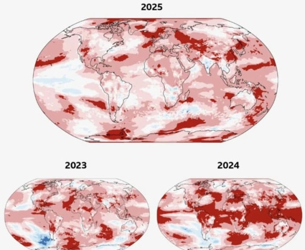 Глобальні температури у 2025 році знизилися, проте вчені попереджають про нові рекорди