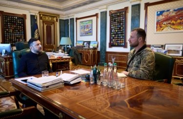 Володимир Зеленський з Євгенієм Хмарою