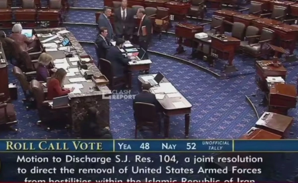 Сенат США відхилив законопроєкт, що обмежував би військові повноваження Трампа проти Ірану