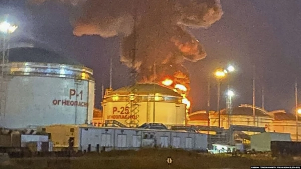 Морський нафтовий термінал Росії: дрони знищили 40% сховищ 6