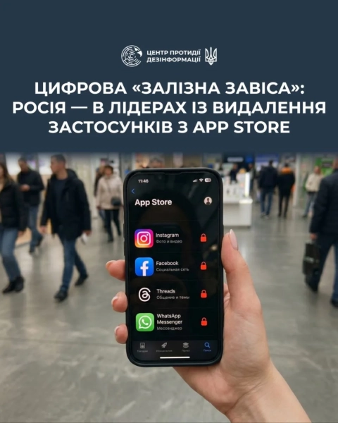 Росія встановила світовий рекорд: найбільше застосунків видалено з App Store 9 Росія встановила світовий рекорд: найбільше застосунків видалено з App Store 9