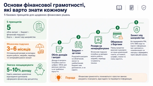 Стань фінансово грамотним: перші кроки для кожного 10 Стань фінансово грамотним: перші кроки для кожного 8