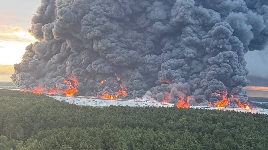 600 дронів атакували Московщину: під прицілом найбільший склад Wildberries