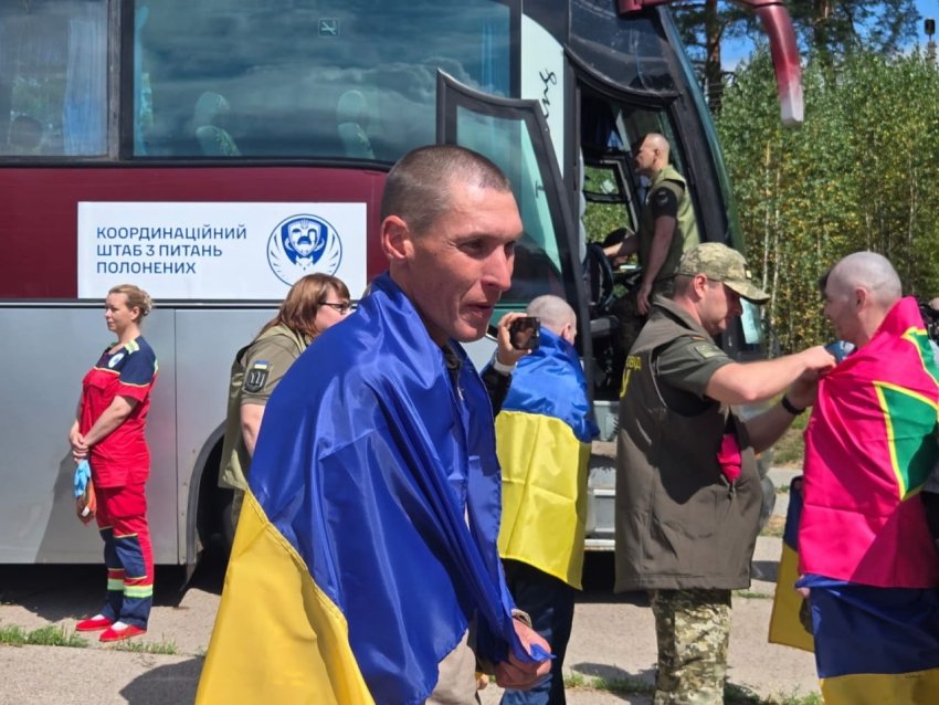 З російської неволі додому повернулися 103 українців