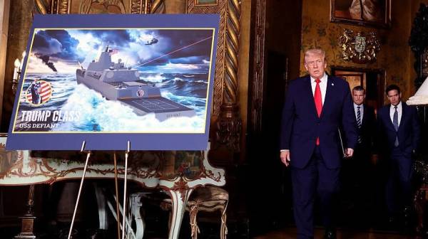 Ілюстративне зображення лінкору класу Трамп. Джерело: Breaking Defense