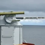 Бойовий модуль КАУ-30М з ракетним комплексом «Бар’єр» на патрульному кораблі Bata ВМС Екваторіальної Гвінеї. Фото: Naval Analyses