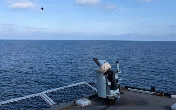 Морська турель «Хижак» на борту фрегата однієї з країн НАТО. Джерело: UGV Robotics.