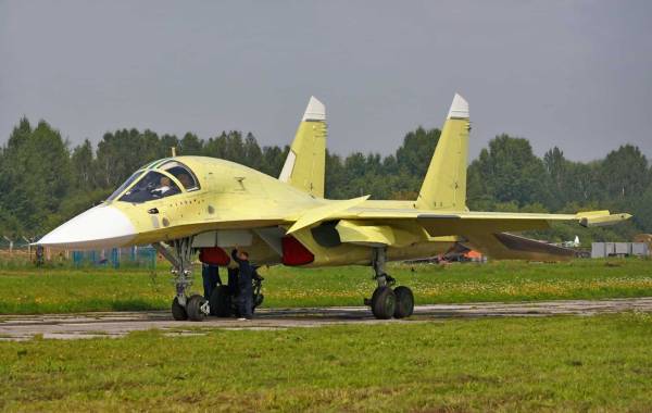 Су-34 оброблений ґрунтовкою перед фарбуванням