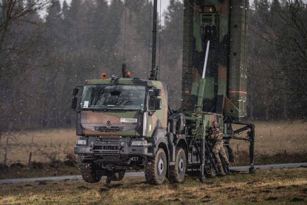 Пускова установка французького зенітного комплексу SAMP/T. Фото: MBDA