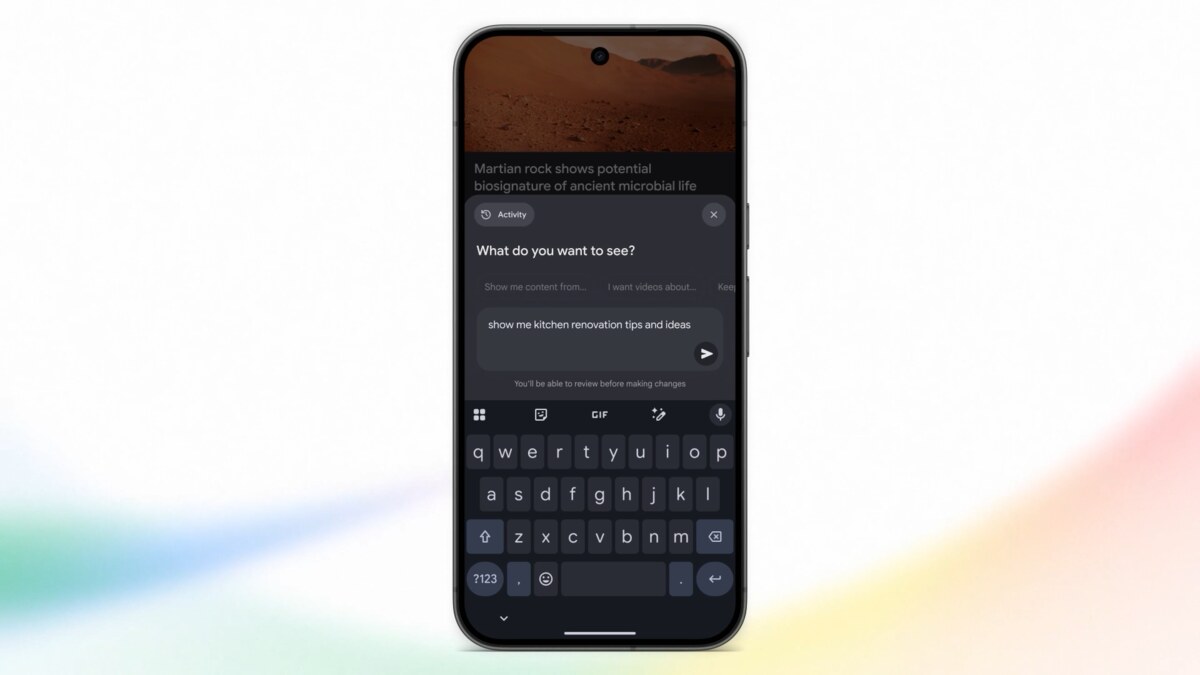 Google пропонує користувачам «чат» для персоналізації стрічки Discover 4