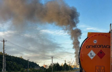 Пожежа в російському порту Усть-Луга після атаки дронів 11