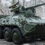 Бойовий модуль БМ-3М «Штурм-М» з ПТРК «Бар’єр» на бронетранспортері БТР-3Е1 Національної гвардії України. Фото: НГУ