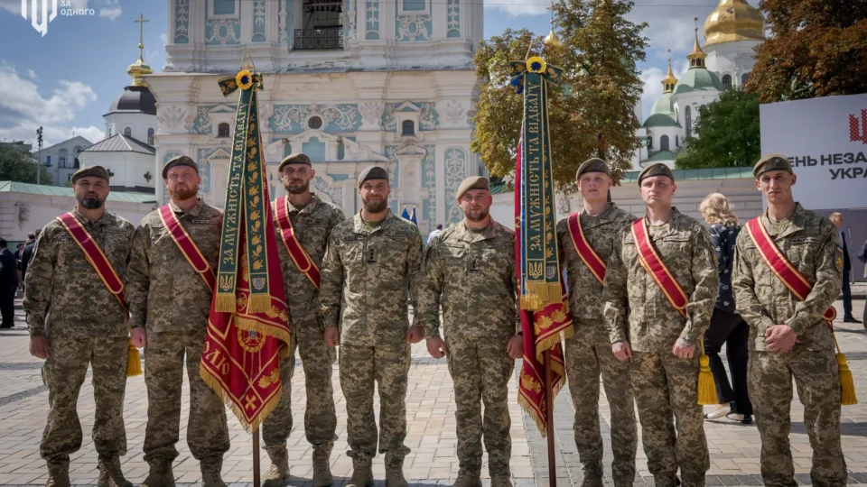 141-ша окрема механізована бригада отримала почесну стрічку «За мужність та відвагу» від Президента України 