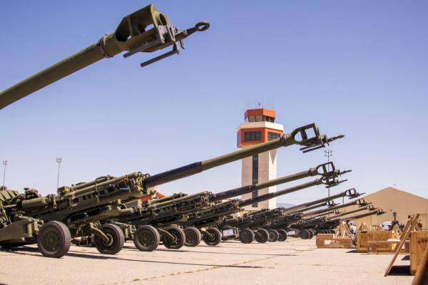 155-мм гаубиці M777 для України. Квітень 2022.