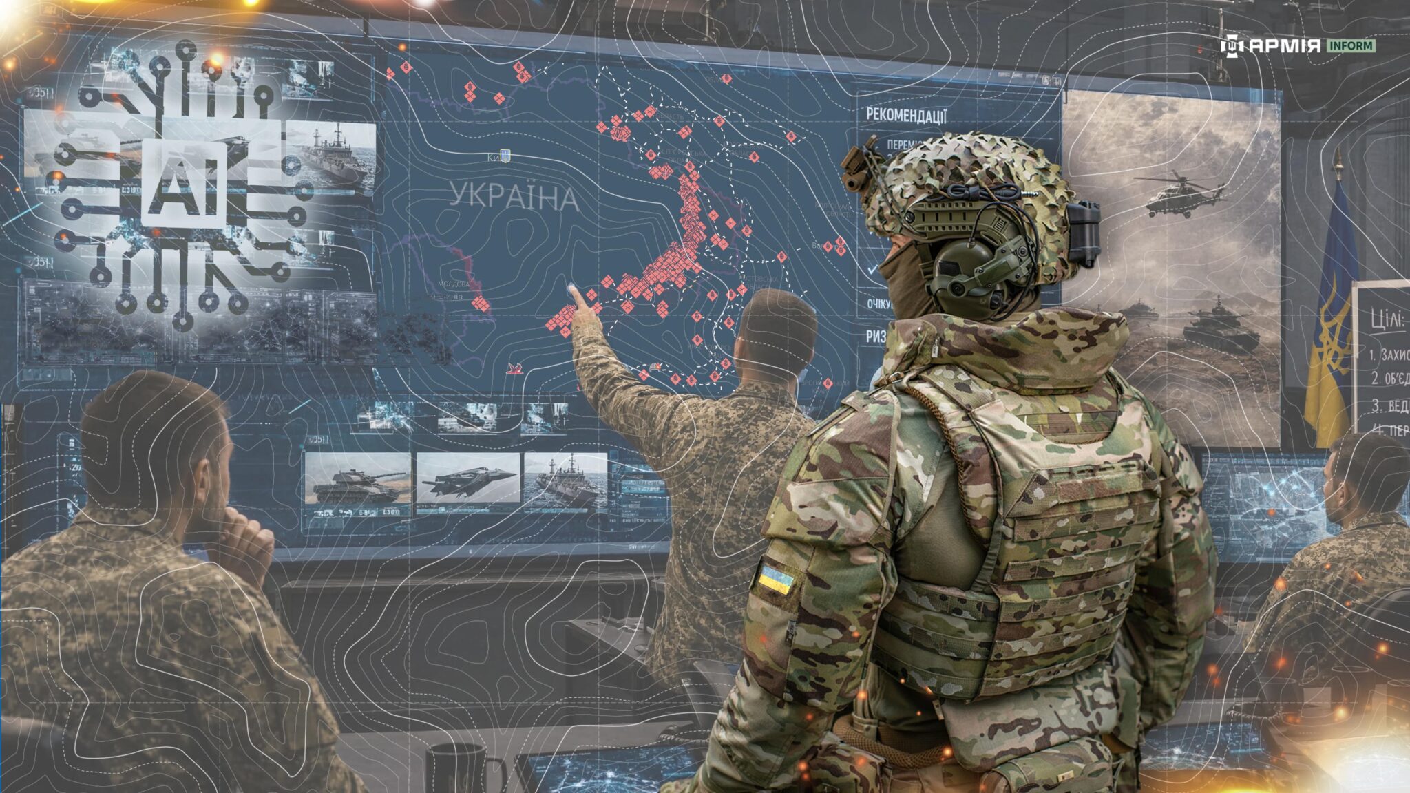 Штучний інтелект трансформує військові рішення: нова цифрова реальність битви