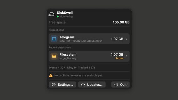 Українець врятував Mac від “зникнення” пам’яті: презентовано DiskSwell