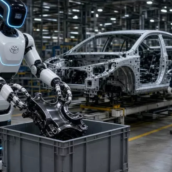 Toyota впроваджує 400 тисяч роботів для масштабної роботизації виробництва