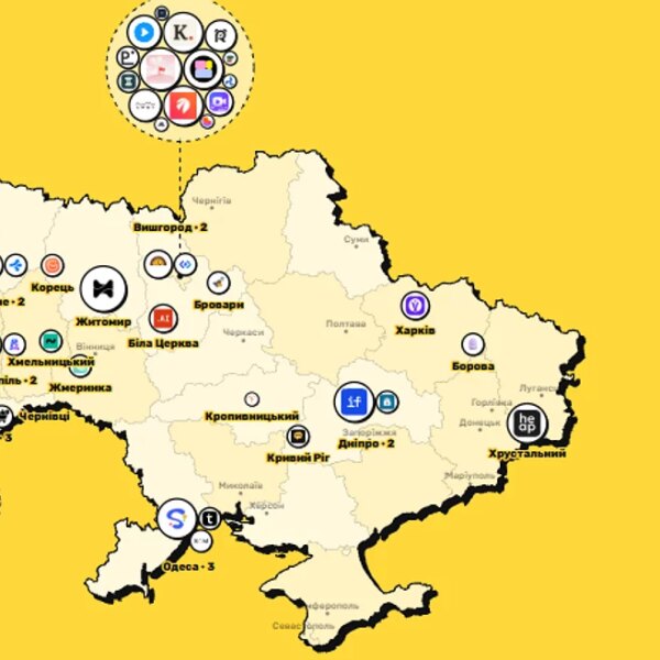 Створено “АпМап” — карту українських цифрових продуктів
