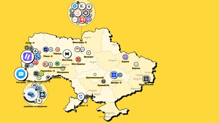 Створено "АпМап" — карту українських цифрових продуктів 4