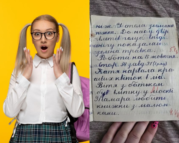 Мова та правопис шкільних зошитів часів Другої світової війни