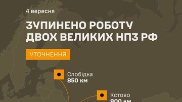 Українські атаки зупинили два російські нафтопереробні заводи 4