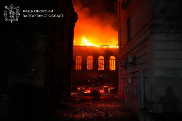 Росія обстріляла Запорізький національний університет 7