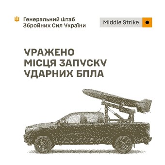 Українські військові вразили пункти запуску дронів росіян 4 У окупантів уражено локації запуску ударних дронів