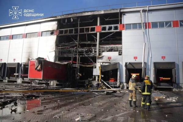 Знищення терміналу “Нової Пошти” в Одесі