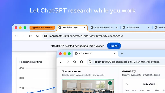 ChatGPT навчили аналізувати відкриті вкладки Chrome