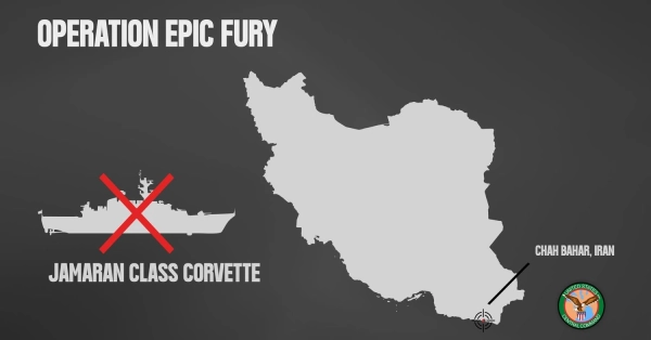 США заявили про ураження іранського корвета класу "Джамаран", він тоне в Оманській затоці