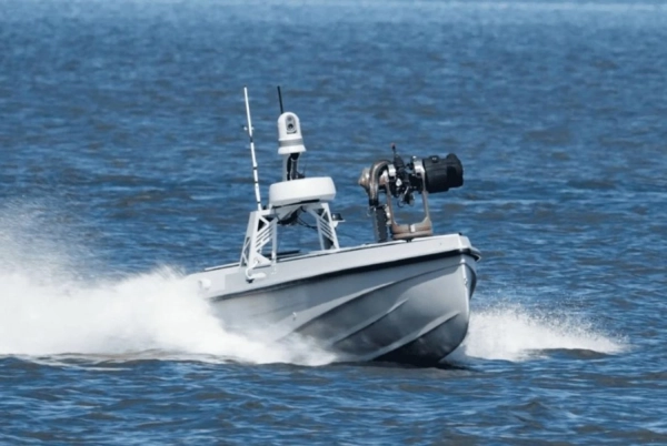Американські інженери інтегрували автономну турель Bullfrog на український морський дрон Magura V7